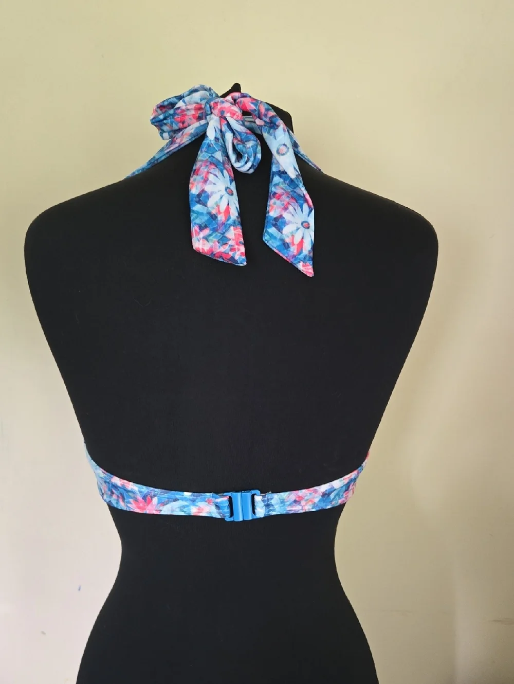 ASOS Floral Underwire Halter Swim Top